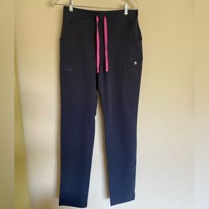 XS Tall FIGS Yola Skinny Scrub Pants - Night Sky